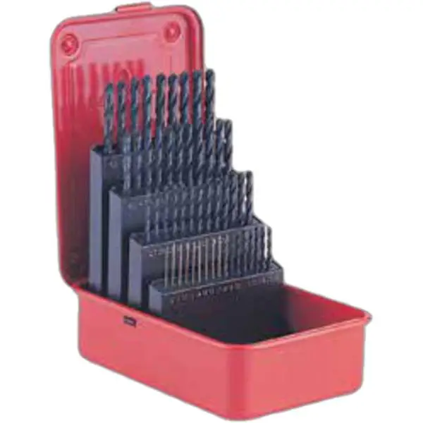 Bộ Mũi Khoan Đen 25 Cái 1~13mm 0.5mm Hộp Sắt SD-SET-25 MMC-Taishin