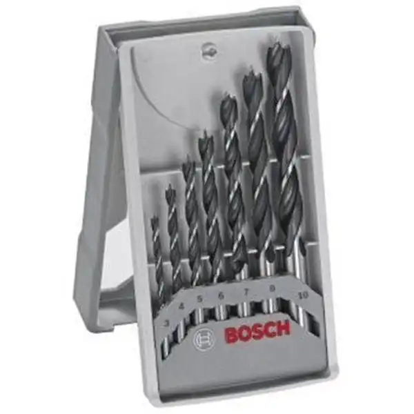 Bộ mũi khoan gỗ thường (7 mũi) Bosch 2607017034