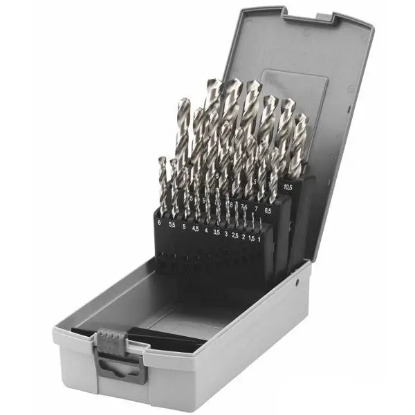 Bộ mũi khoan sắt 19 hoặc 25 mũi Elora 1361-S chuẩn DIN 1412 C
