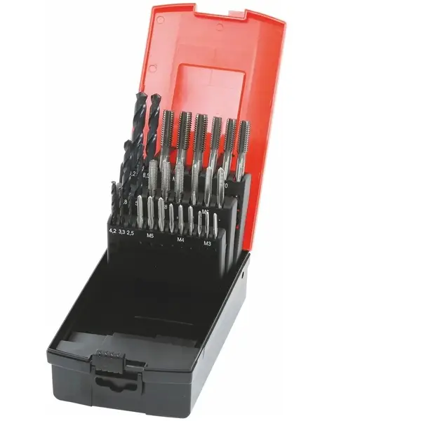 BỘ MŨI KHOAN + TARO M3-M12 HOLEX 146170 M3-12