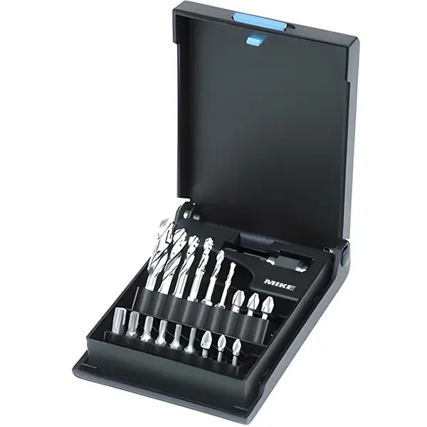 Bộ mũi khoan và doa lỗ trên gỗ VOLKEL 67425 gồm 19 chi tiết
