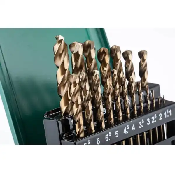 Bộ mũi khoan xoắn COBALT HSS bộ 19 cái SATA 52819 - 19PCS HSS COBALT DRILL SET