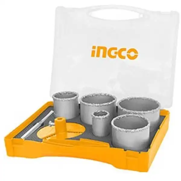 Bộ mũi khoét lỗ kiếng 7 chi tiết INGCO AKCH0071