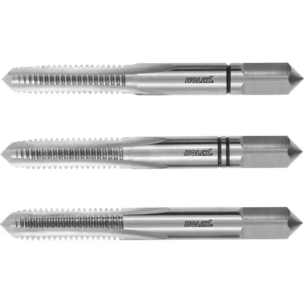 BỘ MŨI TARO TAY GỒM 3 CÂY M6 HOLEX 130200