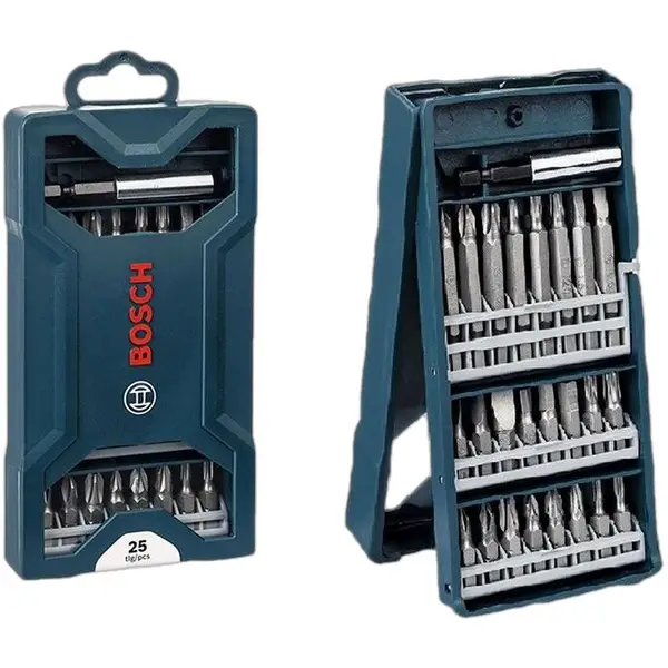 BỘ MŨI VẶN VÍT 25 MÓN BOSCH 2607017400 (XANH DƯƠNG)