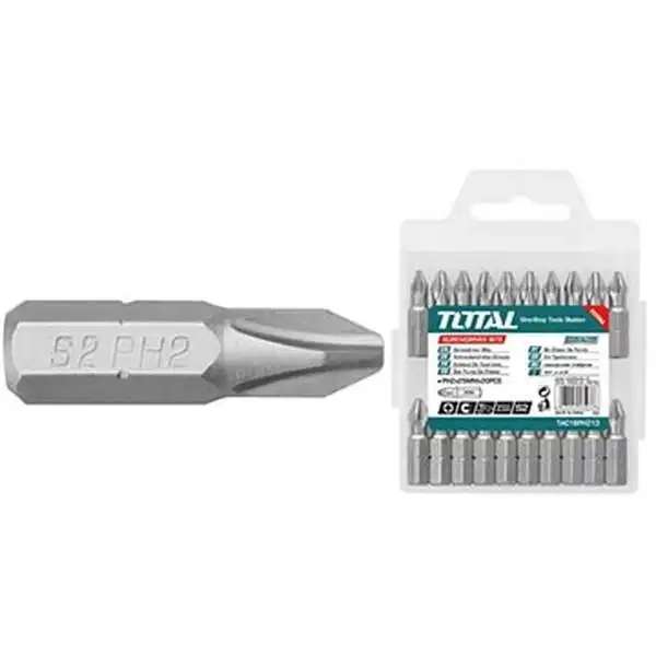 Bộ mũi vít bake 10 chi tiết Total TAC16PH223
