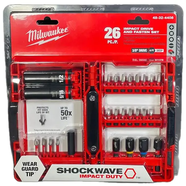 BỘ MŨI VÍT ĐA NĂNG MILWAUKEE 48-32-4408 26 PCS