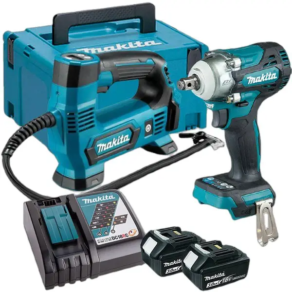 BỘ SẢN PHẨM (DMP180＋DTW300) (18V) MAKITA DLX2424JX1