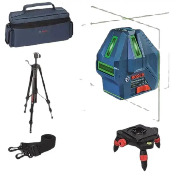 BỘ SET MÁY CÂN MỰC LASER TIA XANH BOSCH GLL 50-15 XG (06010657K1)