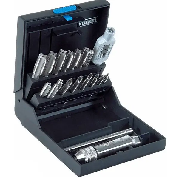 Bộ taro ren trong 23 chi tiết Volkel 47055, từ M3-M12, DIN 352