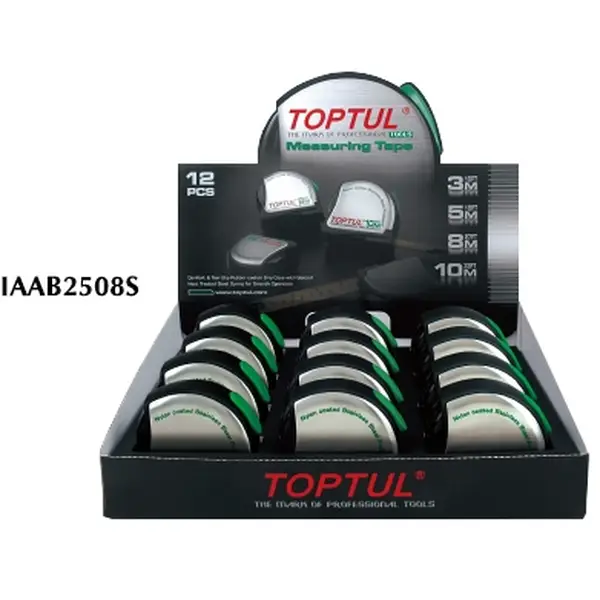 Bộ thước dây (12 cuộn) TOPTUL IAAB2508S