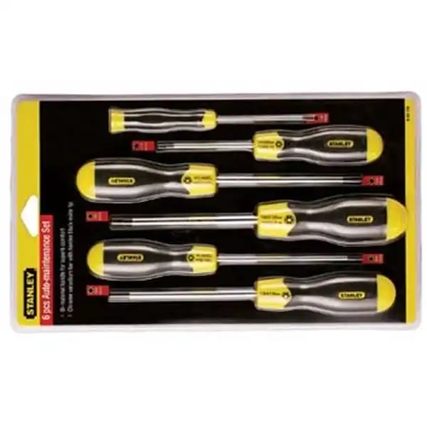 Bộ tô vít đầu hoa thị 6 cái Stanley 65-156