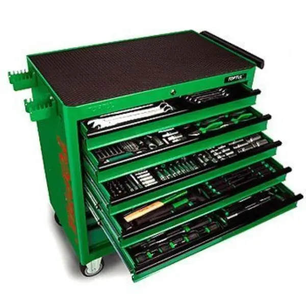 Bộ tủ 8 ngăn bánh xe di động 340 chi tiết TOPTUL GT-34001