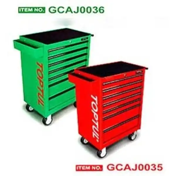 Bộ tủ dụng cụ 7 ngăn màu đỏ 157 chi tiết TOPTUL GCAJ0057