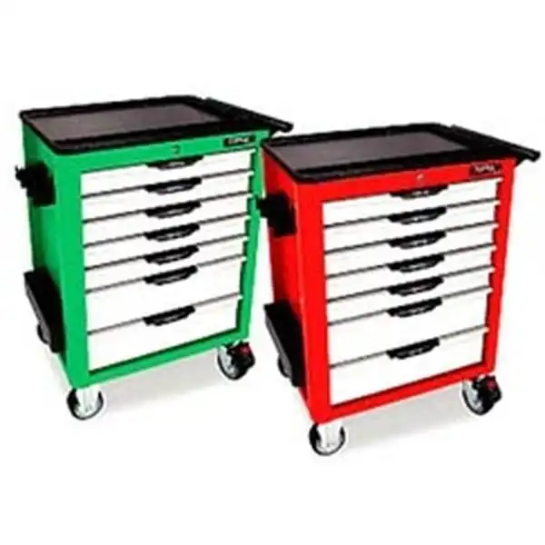 Bộ tủ dụng cụ 7 ngăn màu xanh 180 chi tiết TOPTUL GV-18001