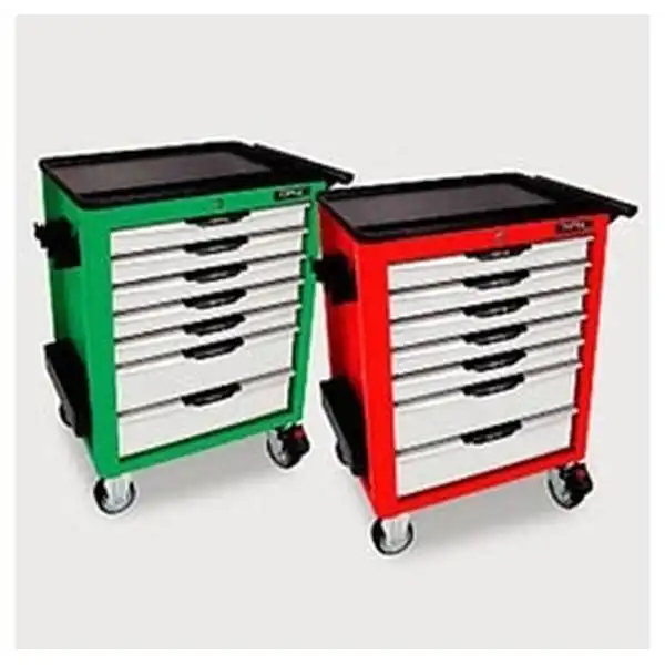 Bộ tủ dụng cụ 7 ngăn màu xanh 261 chi tiết TOPTUL GV-26101
