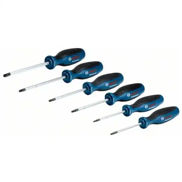 Bộ tua vít 6 món đầu bôngTorx Bosch 1600A01V09