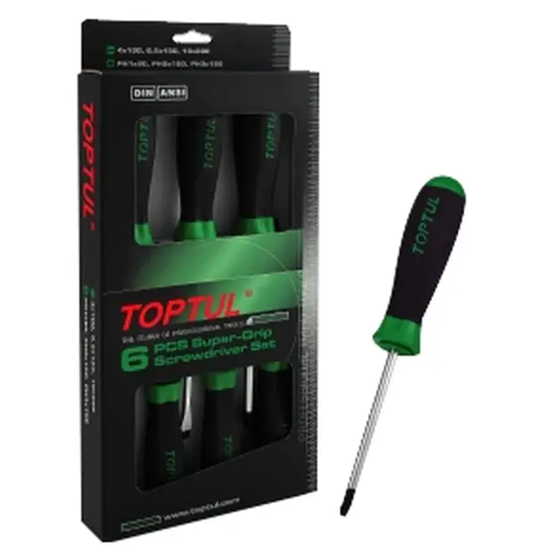 Bộ tua vít chống trượt 6 chi tiết TOPTUL GAAE0611