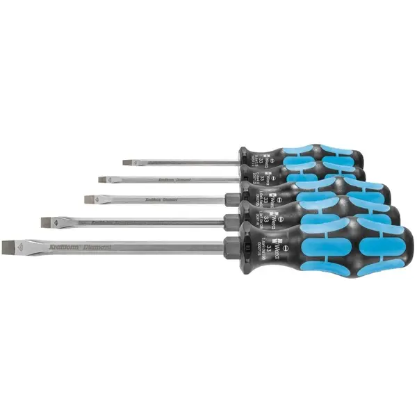 BỘ TUA VÍT DẸP WERA KRAFTFORM PHỦ KIM CƯƠNG GỒM 5 CÂY 05259254001