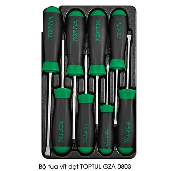 Bộ tua vít dẹt TOPTUL GZA-0803