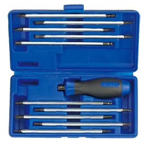 Bộ tua vít hai đầu 11 cái hệ mét Kingtony 32518MR