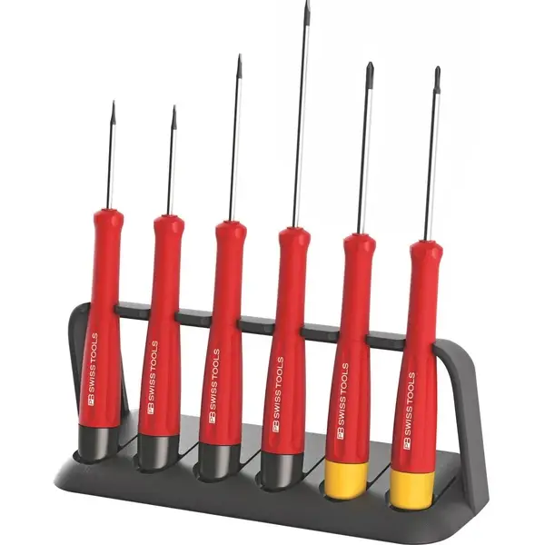 BỘ TUA VÍT SỬA ĐIỆN TỬ PB SWISS TOOLS 4 ĐẦU DẸP VÀ 2 ĐẦU PHILLIPS PB 8641