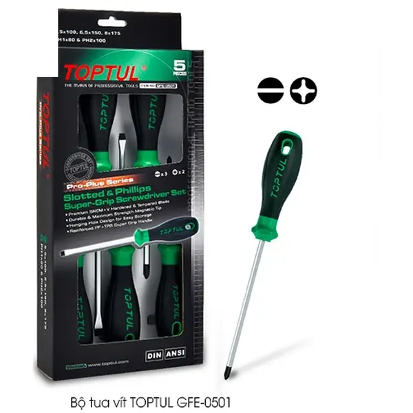Bộ tua vít TOPTUL GFE-0501
