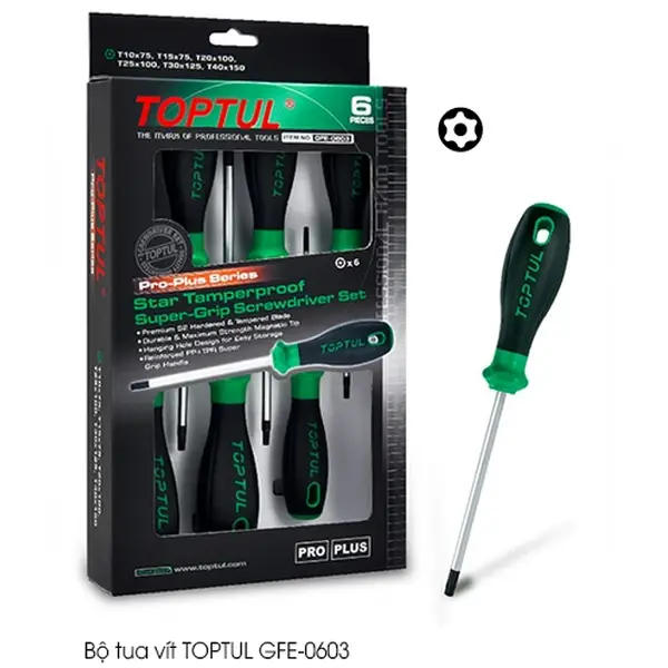 Bộ tua vít TOPTUL GFE-0603