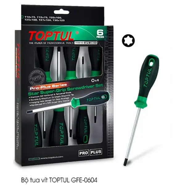 Bộ tua vít TOPTUL GFE-0604