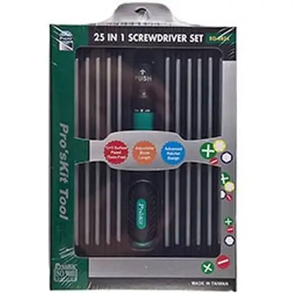 Bộ tuốc nơ vít 25 chi tiết Proskit SD-9824
