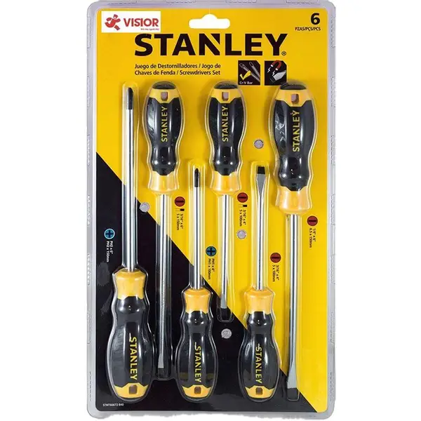 BỘ TUỐC NƠ VÍT 6 CÂY STANLEY 66-672