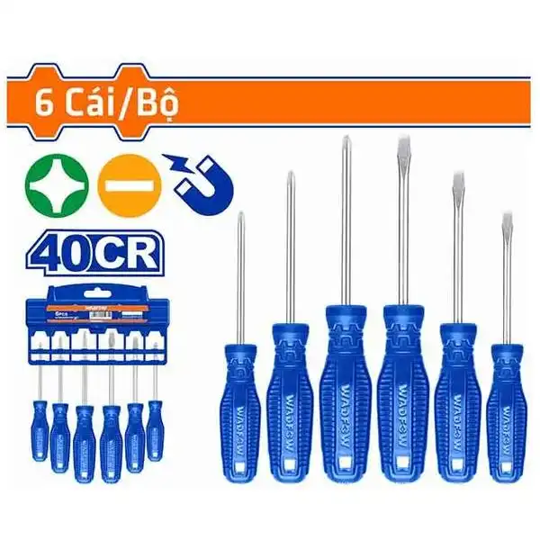 Bộ tuốc nơ vít 6 chi tiết Wadfow WSS2206