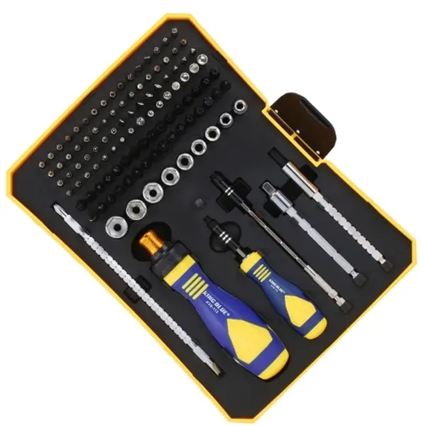 Bộ tuốc nơ vít đa năng cao cấp 113 chi tiết KV8-113