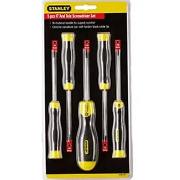 Bộ tuốc nơ vít đầu hoa thị 5 cây Stanley 65-155