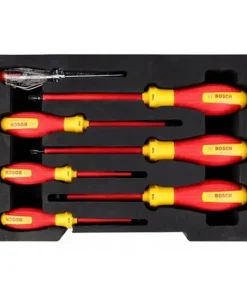 Bộ tuốc nơ vít đầu sao cách điện 1000V 7 chi tiết Bosch 1600A02NF8
