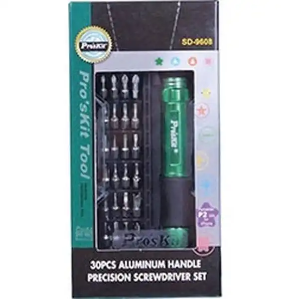 Bộ tuốc nơ vít điện tử 30 chi tiết Proskit SD-9608