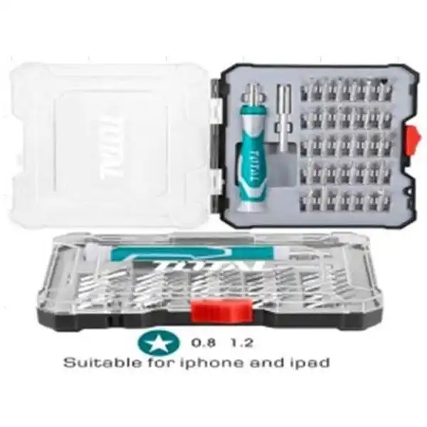 Bộ tuốc nơ vít điện tử 32 chi tiết Total TACSD30326