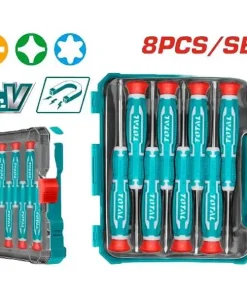 Bộ tuốc nơ vít điện tử 8 chi tiết Total THT250826