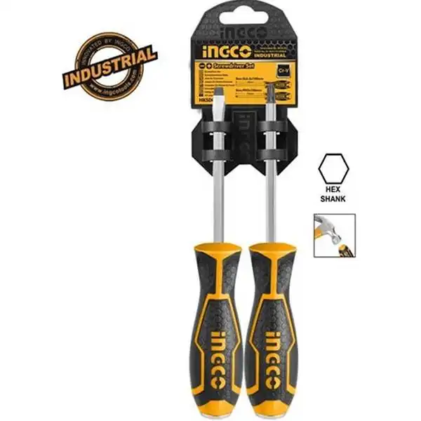 Bộ tuốc nơ vít đóng 2 chi tiết Ingco HSGT280208