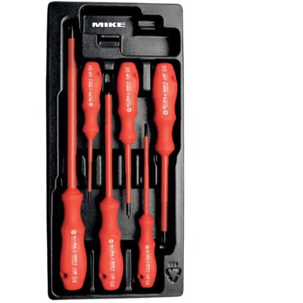 Bộ tuốc nơ vít ELORA MS-32 cán cách điện 1000V, khay nhựa