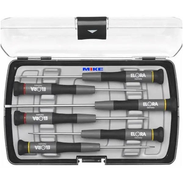 Bộ tuốc nơ vít sao điện tử ELORA 618-S6, bộ gồm 6 món