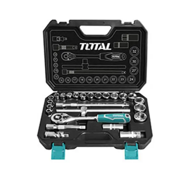Bộ tuýp 25 chi tiết Total THT121251 1/2 inch