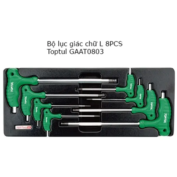 Bộ tuýp lục giác chữ L 8 chi tiết TOPTUL GAAT0803