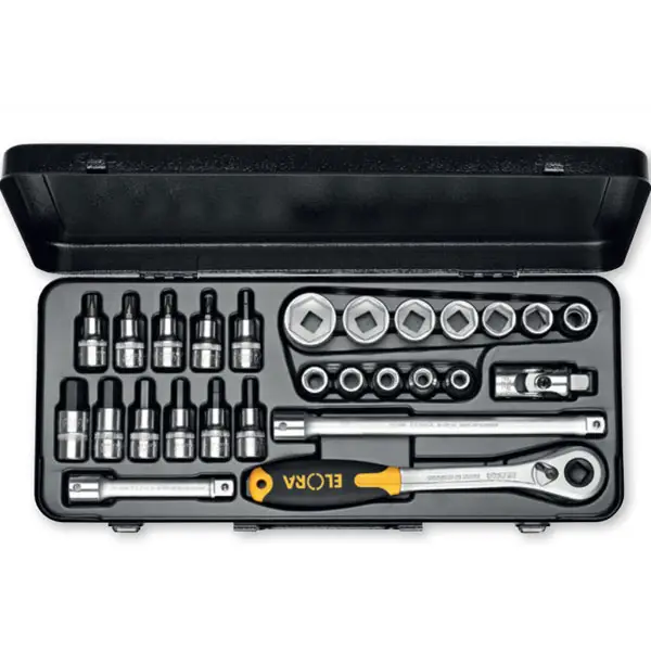 Bộ tuýp lục giác ELORA 771-LMIT, đầu sao 30 chi tiết, DIN 3120