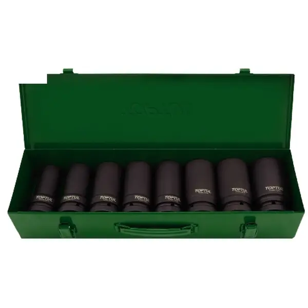 Bộ Tuýp vặn ốc 1 inch đen - 8 món