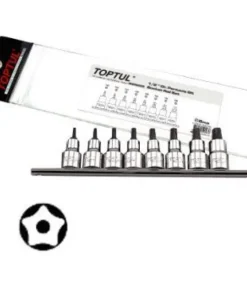 Bộ vít sao lỗ 1/2 inch 8 món TOPTUL GAAG0806