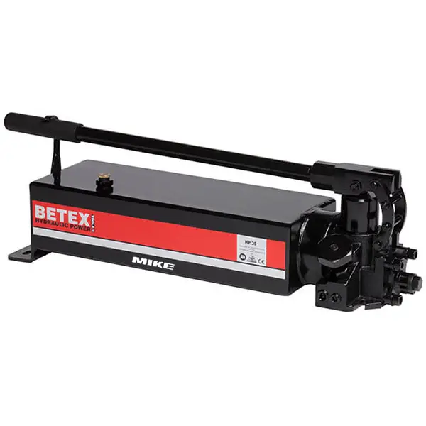Bơm tay thủy lực BETEX HP35, 2 cấp tốc độ, vỏ thép, áp 700 bar.