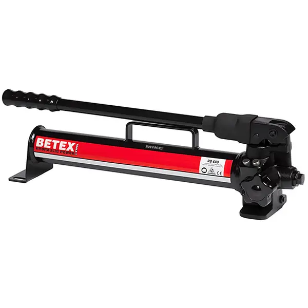 Bơm tay thủy lực BETEX PB, 2 cấp tốc độ, áp suất max 700 bar.