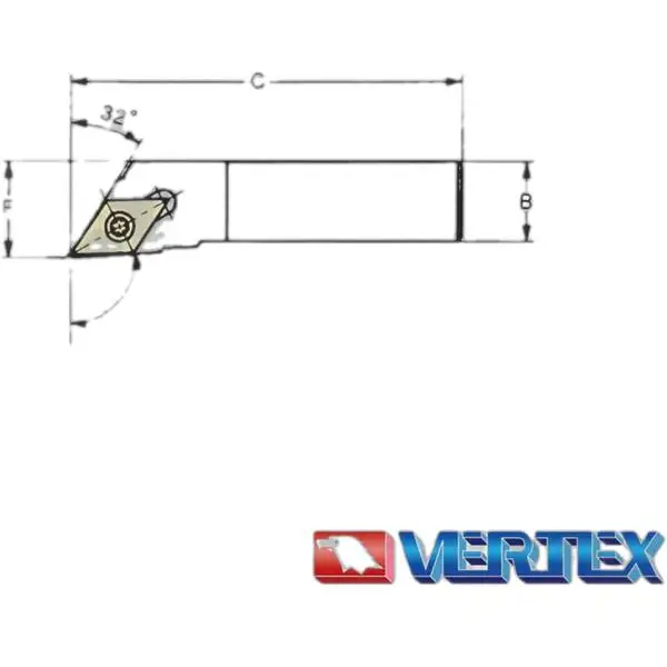 Cán dao tiện nhỏ CNC SDJC Vertex