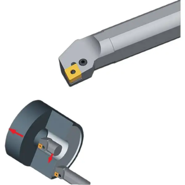 Cán Dao Tiện Trong 95 Độ Gắn Mảnh CN... PCLNR-L ZCCCT